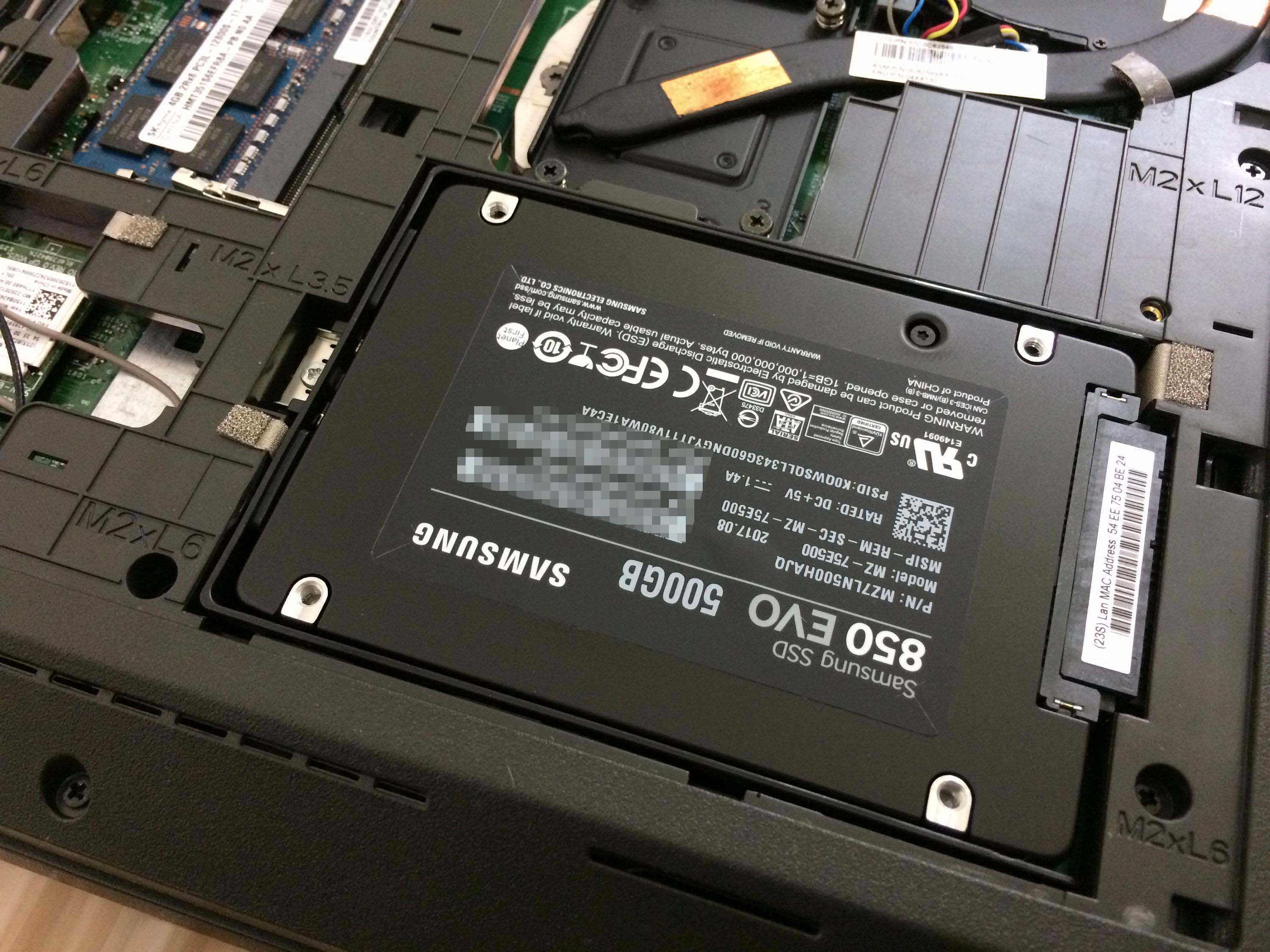 ThinkPad L540 を SSD に換装してセットアップ | digitalbox